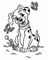 Coloring 101 Dalmatians Penny Dalmatian Disney Pages Butterfly Sheets Dalmation Kids Dalmations Source Beautiful Book Two sketch template