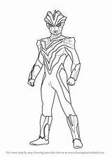 Ultraman Mewarnai Ginga Orb Sketsa Zero Kaiju sketch template