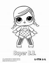 Lol Coloring Pages Surprise Baby Super Lotta Dolls Color Bb Doll Cartoon Colors sketch template