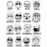 Feelings Feeling Emotions Faces Coloring Pages Chart Today Feel Do Emotion Worksheet Funny Moods Worksheets Board Draw Face English Drawings sketch template