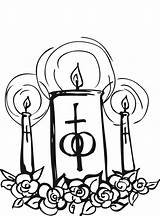 Catholic Clipart Wedding Candle Church Clip Unity Funeral Cross Cliparts Christian Candles Drawing Kid Weddings Clipartix Use Clipartpanda Library Holy sketch template