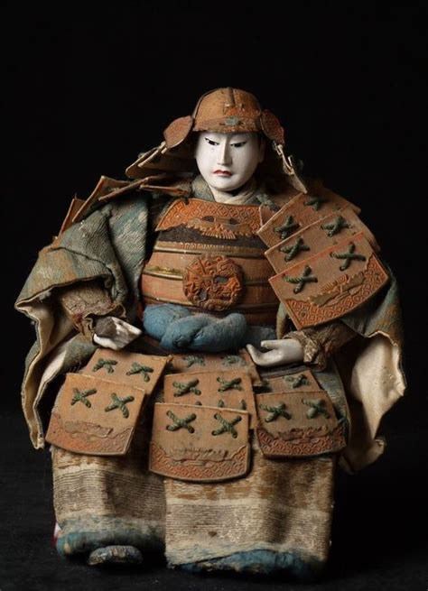 samurai musha ningyo warrior doll japan late  century edo period catawiki