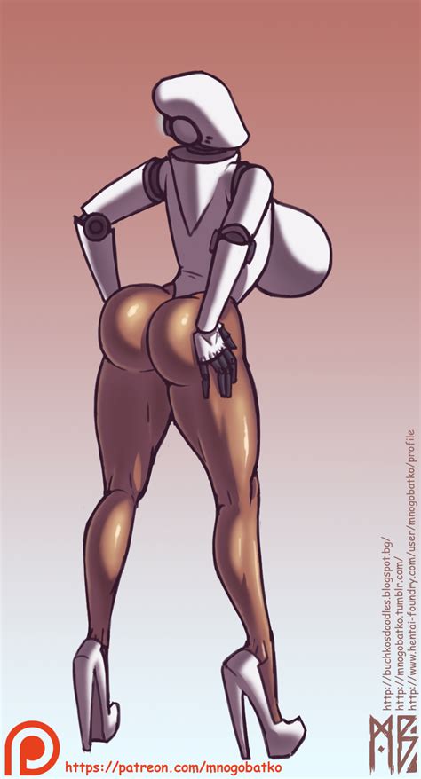 rule 34 ass big breasts breasts bubble butt curvy cyborg dat ass faceless glutes haydee haydee