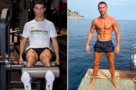 Cristiano Ronaldo Leaves Fans Stunned With Huge Thigh Muscles As