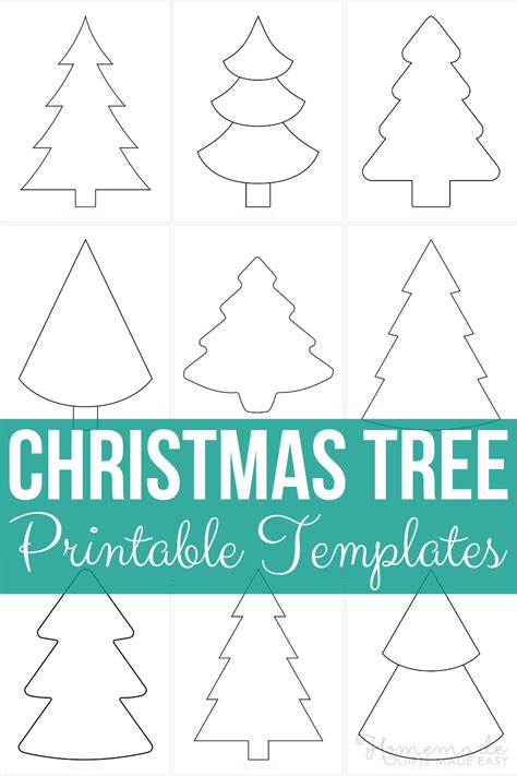 christmas tree templates  printable outlines patterns