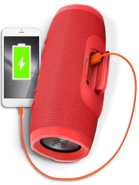 bolcom jbl charge  draagbare bluetooth speaker rood