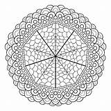 Mandala Coloring Mandalas Geometric Color Unique Pages Patterns Abstract Tattoo Simple Level Adult When Henna Ornament Relax Really Case Quality sketch template