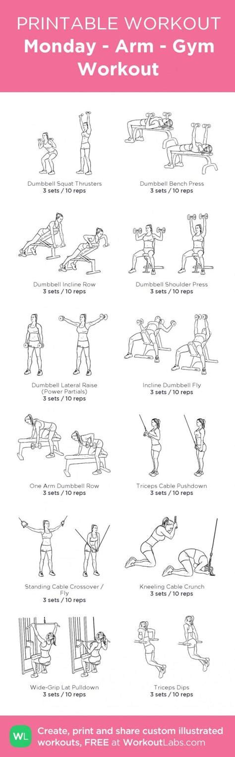 printable workouts   fit  fitness gym workouts