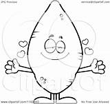 Potato Sweet Cartoon Coloring Mascot Loving Outlined Vector Cory Thoman Regarding Notes sketch template
