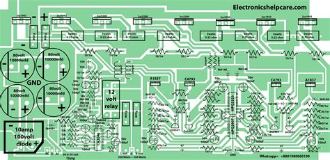 sa transistor amplifier circuit diagram