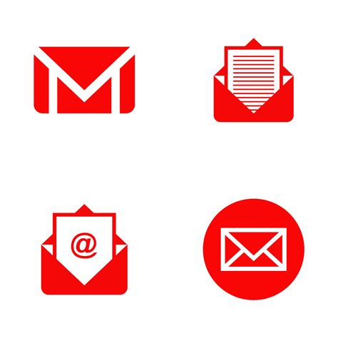 email icon logo design template  vector art  vecteezy