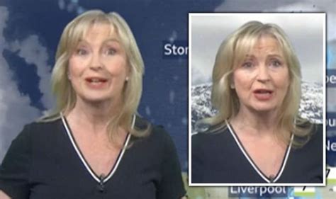 Carol Kirkwood Red Faced After Bbc Breakfast Weather
