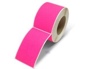 day labels    rectangle inventory labels   roll pink