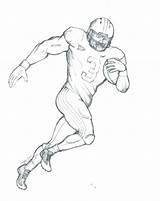 Football College Coloring Pages Getcolorings sketch template