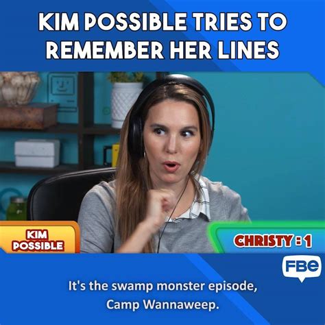 Fbe The Voice Of Kim Possible Tries The Impossible