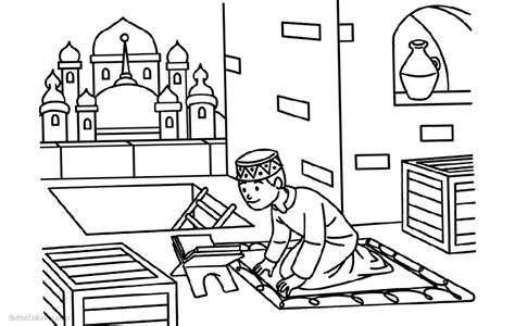 ramadan coloring pages clipart  printable coloring pages