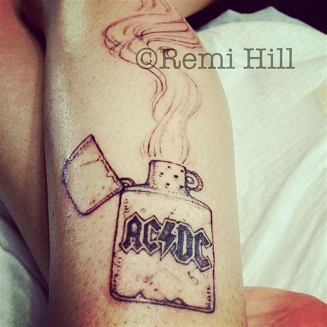 Remi Hill Acdc Zippo Tattoo Wip Acdc