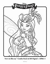 Coloring Pirate Pages Fairy Tinkerbell Silvermist Fairies Hollow Pixie Disney Ray Zarina Cooloring Printable Template Color Getdrawings Getcolorings Bell Popular sketch template