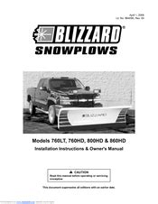 blizzard snowplow lt manuals manualslib