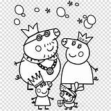 Pig Coloring Peppa Colouring Daddy Christmas Pages Mummy Book Clipart Drawing Save sketch template