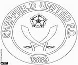 Sheffield United Badges sketch template