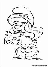 Smurf Coloring Pages sketch template