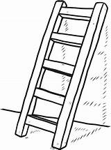 Clipart Ladder Hagdan Clip Cliparts Library sketch template