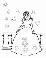 Coloring Pages Princess Little Girl Butterfly Cute Girls Print Elena Getcolorings Printable Color Reviews Getdrawings Sheets sketch template