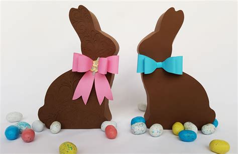chocolate easter bunny box pazzles craft room