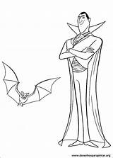 Dracula Hotel Transylvania Coloring Pages Colorpages Print sketch template