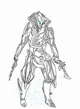 Warframe Prime Loki Fan Sketch Excalibur Deviantart Drawings Digital Coloring Template sketch template