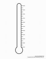 Thermometer Fundraising Barometer Fundraiser Scouts Charts Reaching Therapie Referentie Bereiken Ontwerp Kleuren Doelen Tips Editable Kleurplaat Termometer Clker Temperature Fund sketch template