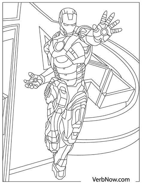 iron man coloring pages   printable  verbnow
