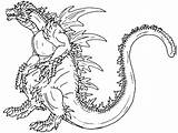 Godzilla Coloring Pages Printable King Ghidorah Sheet Coloring4free Sheets Color Kids Three Monster Clipart Books Getcolorings Worm Scatha Popular Colorings sketch template