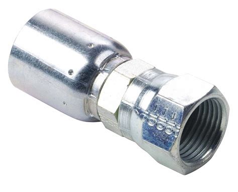 eaton weatherhead hydraulic crimp fitting fitting material steel  steel fitting size