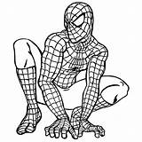 Spiderman Coloring Pages Kids Spider Man Colouring Boys sketch template