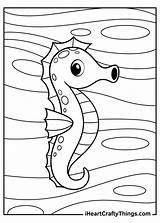 Seahorse Swimming Iheartcraftythings sketch template