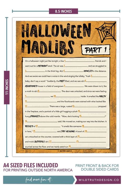 halloween printable games  adults printable templates