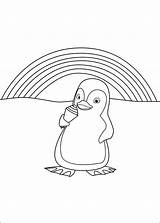 Ozie Coloriage Gourmand Pingouin Desenhos Glace Malvorlagen Modeste Coloriages sketch template
