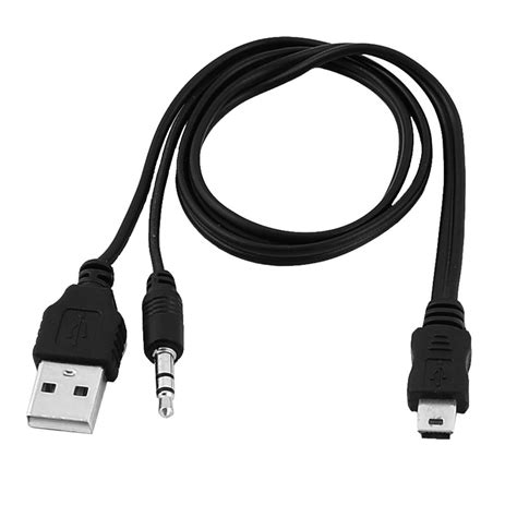 hot mm aux usb male mini  pin usb portable speaker audio cable  data cables