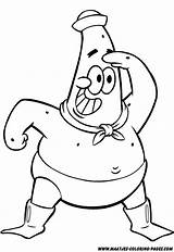 Patrick Coloring Pages Spongebob Star Maatjes Print sketch template