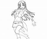 Kisaragi Chihaya Idolmaster sketch template