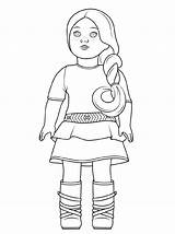 Doll Saige Supercoloring sketch template