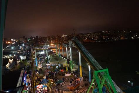 View From Top Of Ferris Wheel At Night Picture Of Santa
