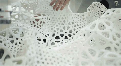 this 3d printed plastic dress flows like fabric