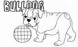 Coloring Bulldog Pages Dog Cute Boxer Drawing Puppy French Bulldogs English American Color Breed Dogs Printable Colouring Puppies Sheets Hard sketch template