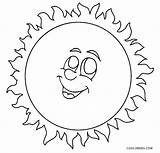 Sun Coloring Pages Kids Printable Color Cool2bkids sketch template