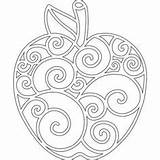 Mandalas Colorier Automne Frutta Pomme Originelle Ausleihen Brico Drucken Kindermandala Motifs Bedrucken Coloriages Manzanas Mela sketch template