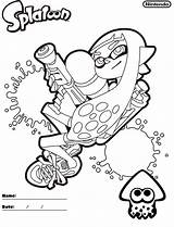 Splatoon Coloring Pages Printable Bestcoloringpagesforkids Kids Games Sheets Nintendo Game Girls Coloringonly Popular Archive sketch template
