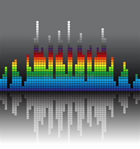 colored graph stock illustration illustration  rainbow